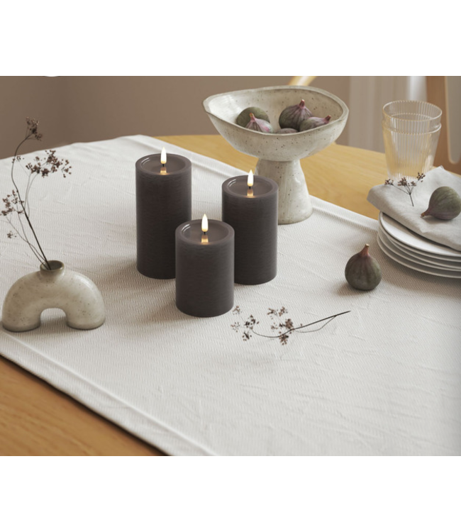 Unique Led kaars - Mocca - div afmetingen