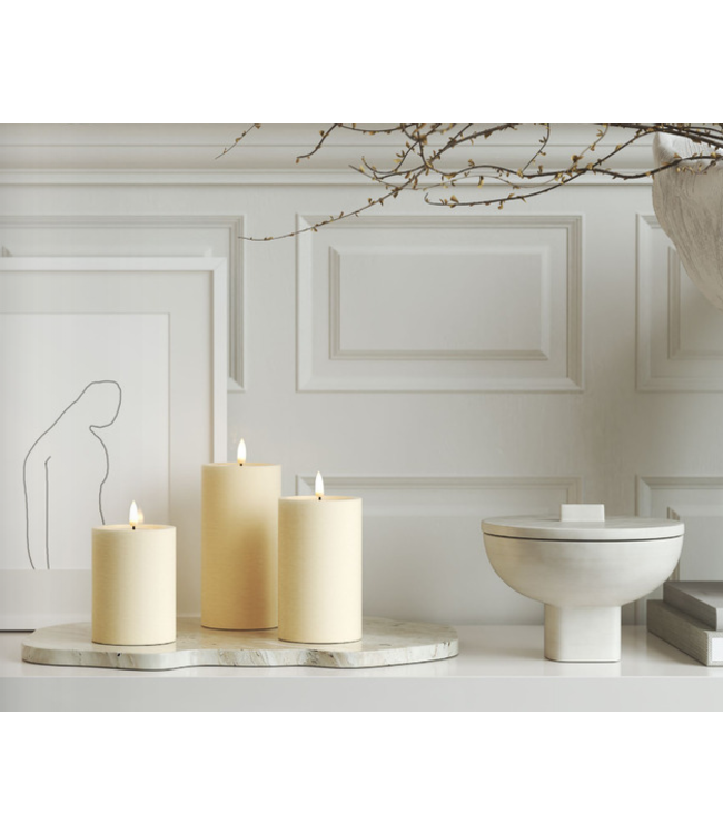 Unique Led kaars - Creme - div afmetingen