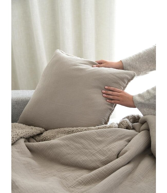 Kussen Phileine - taupe