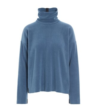 Henriette Steffensen 1360 Trui High neck - Dusty Blue