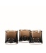 Gommaire Organic Living T-light holder Nelly - Topaz