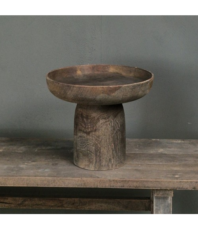 Schaal Candra op voet  -35x35x30 cm