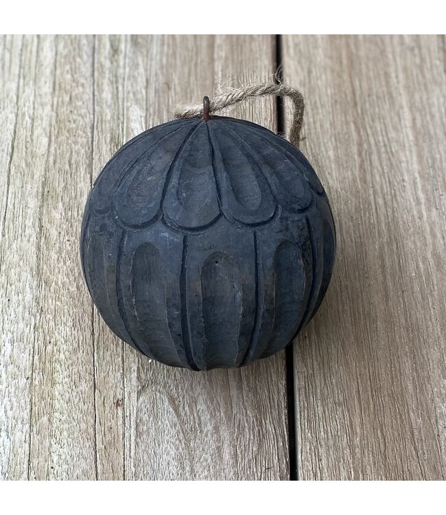 Houten decoratiebal S