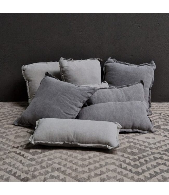 Sierkussen beige (50x50 cm)- 100% french linnen