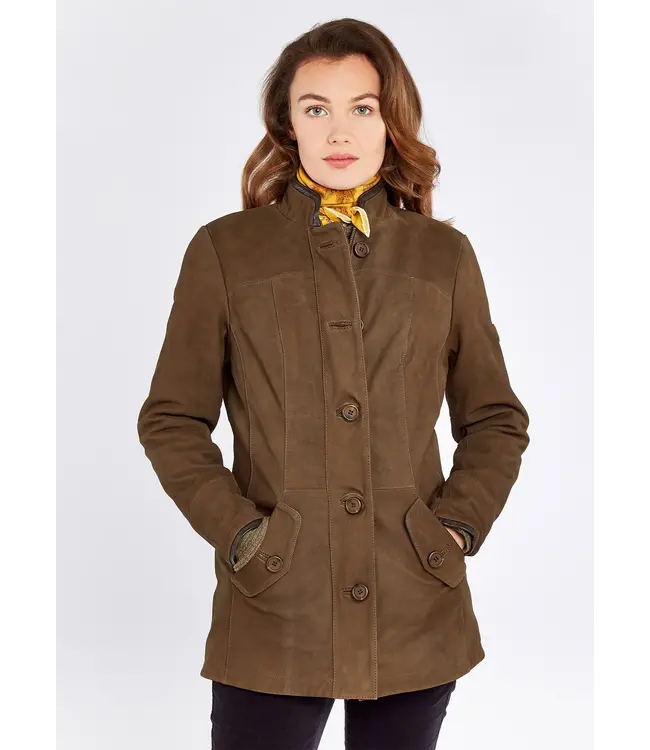 Joyce leather jacket Walnut