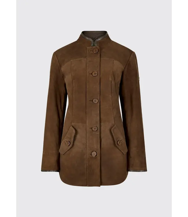 Joyce leather jacket Walnut