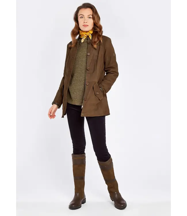 Joyce leather jacket Walnut