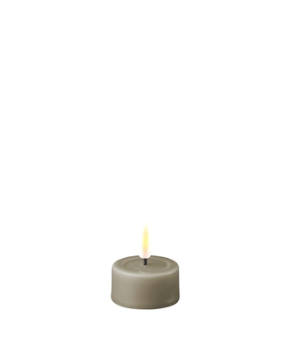Deluxe Homeart Sand LED tealight candle 4,1*4,5 cm (2x)