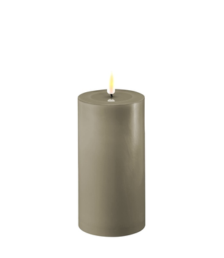 Deluxe Homeart Sand LED Candle D: 7,5*15 cm
