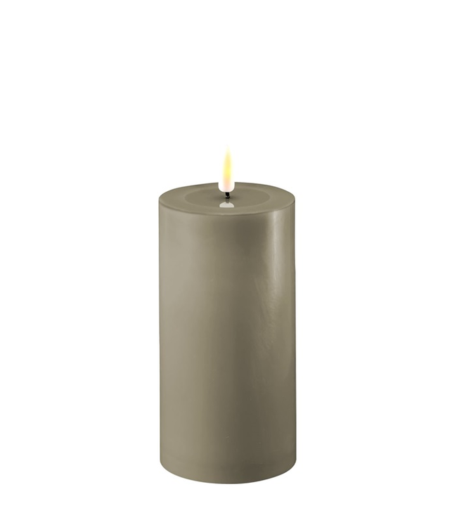 Sand LED Candle D: 7,5*15 cm