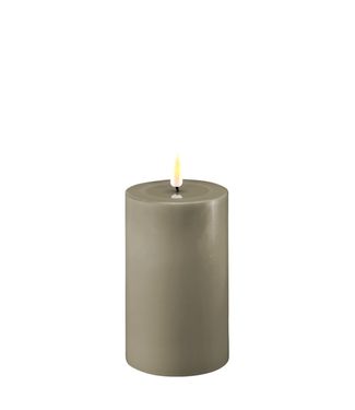 Deluxe Homeart Sand LED Candle D: 7,5*12,5 cm