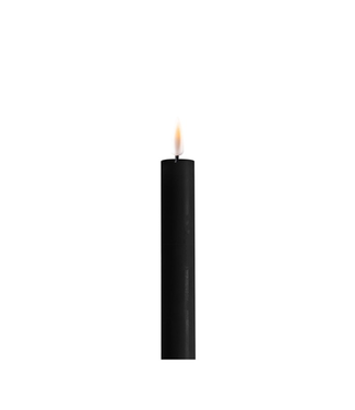 Deluxe Homeart Black LED Dinner Candle D: 2,2*15 cm (2 stuks)