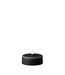 Deluxe Homeart Black LED jumbo tealight candle 6,1*4,5 cm (2x)