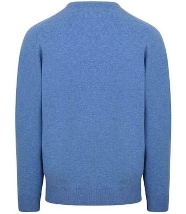 Trui lamswol V-hals DF - Jeans