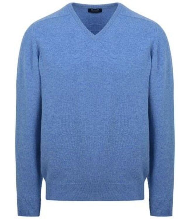 Trui lamswol V-hals DF - Jeans