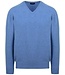 Trui lamswol V-hals DF - Jeans