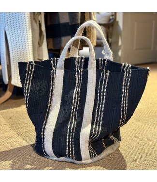byMooss Tas jute - zwart