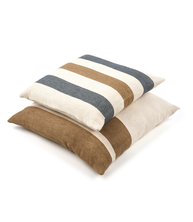 Julian - Deco Pillow Cover 63x63 cm Railroad stripe