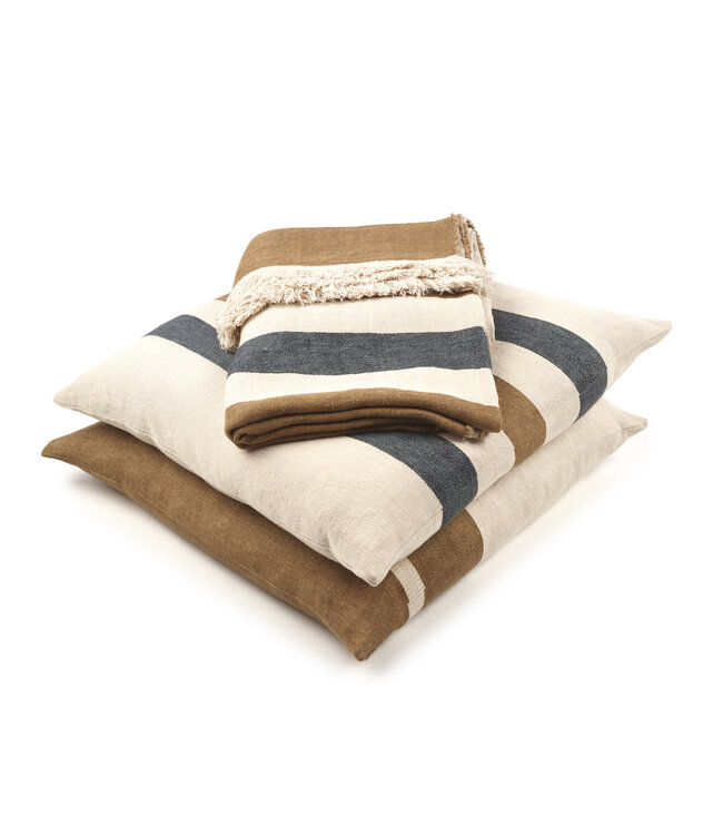 Julian - Deco Pillow Cover 63x63 cm Railroad stripe