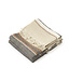 The Belgian Towel - Fouta 110x180 cm Beeswax stripe