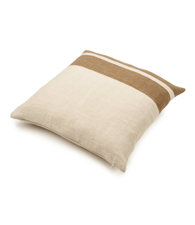 The Belgian Pillow- Deco Pillow Cover 50x50 cm Railroad stripe