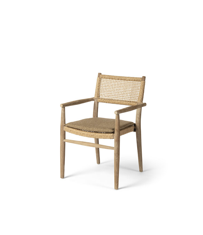 Cushion stackable armchair Mieke BLU02 - Outdoor
