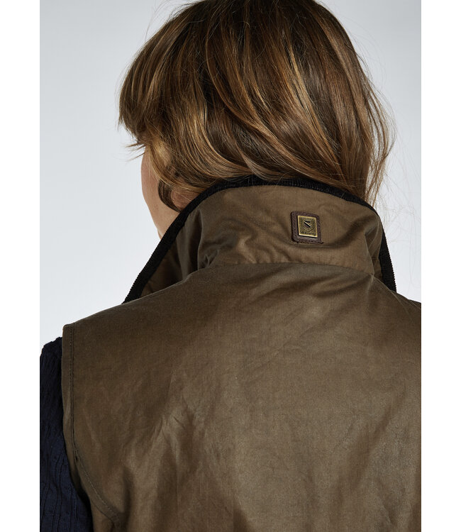 Pakenham bodywarmer Ginger - wax