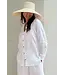Boyfriend linnen blouse - Wit