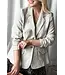 Linnen blazer - Naturel