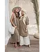 Maddalena linnen jurk - Camel