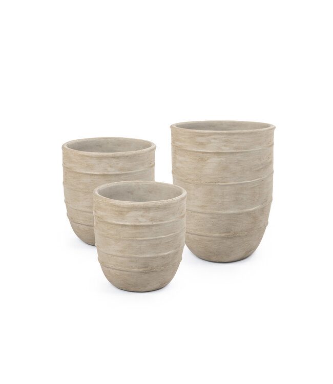 Vase Simon - Medium - Authentic Ivory