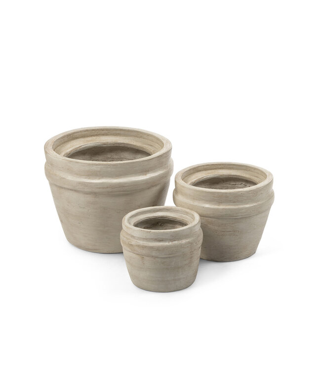 Pot Santiago - Medium- Authentic Ivory