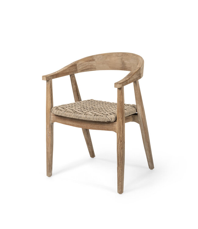 Armchair Faye - Wicker Zitting
