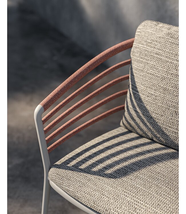 Archy 55 stoel Pebble | Batyline Pearl Grey  | Brick