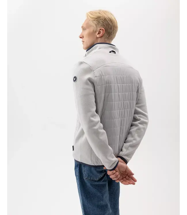 Peder Fullzip WP jas - Marble Grey