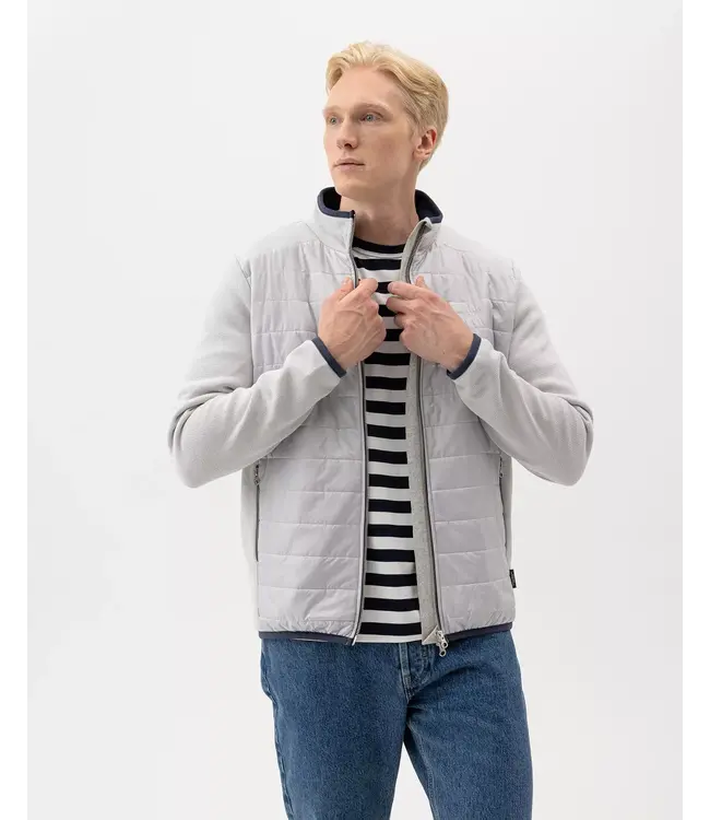 Peder Fullzip WP jas - Marble Grey