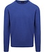 Trui lamswol - Ronde hals - DutchFit - Persian Blue