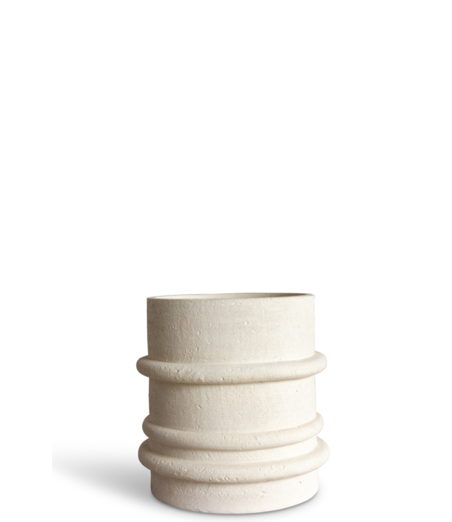 Pot Preston - Small White - D30xH30CM