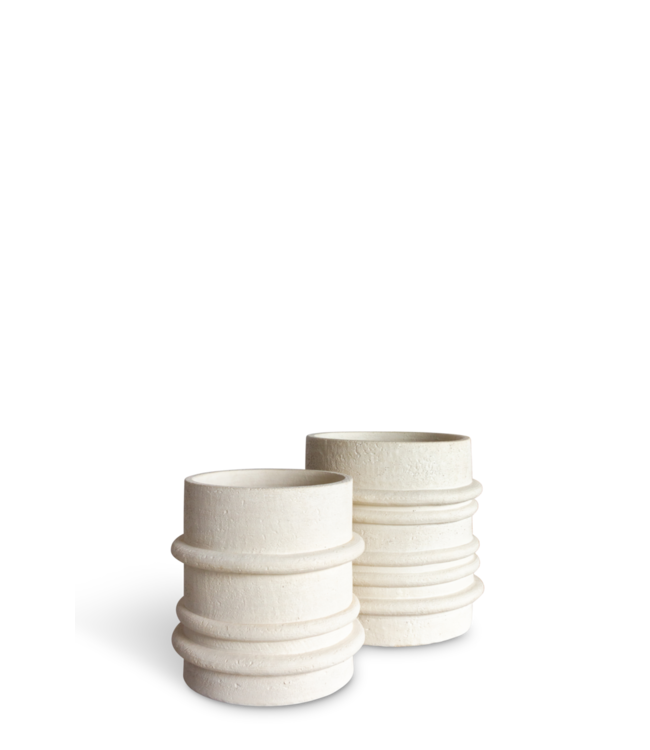 Pot Preston - Small White - D30xH30CM