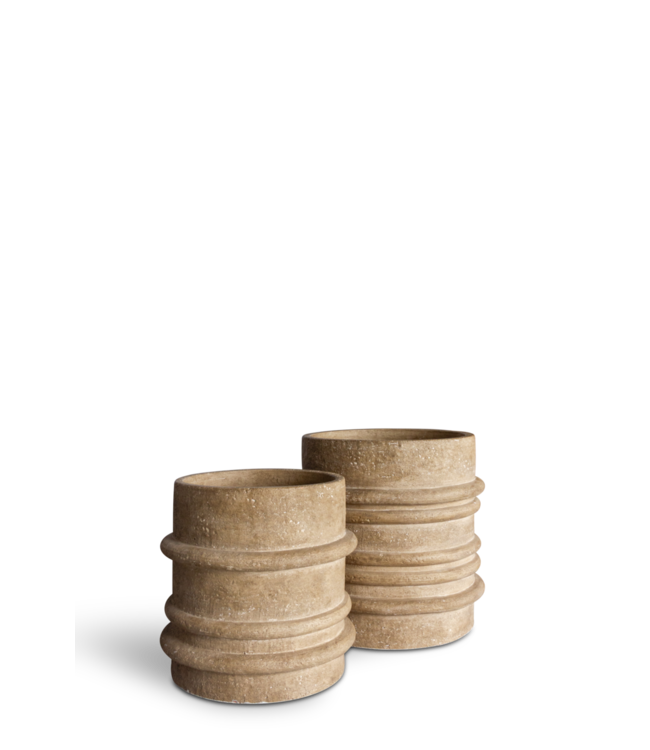 Pot Preston - Small Sand - D30xH30CM