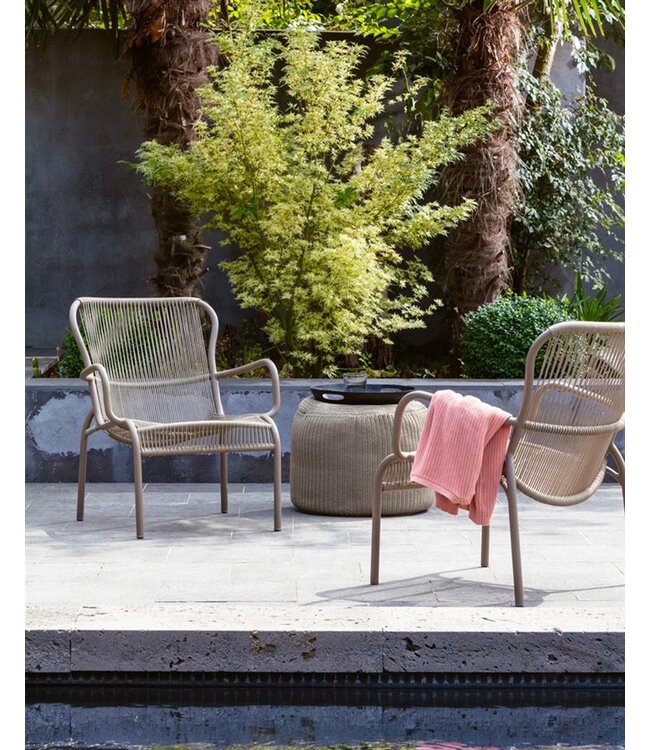 Loop Loungestoel - Taupe