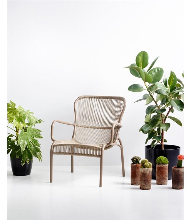 Loop Loungestoel - Taupe