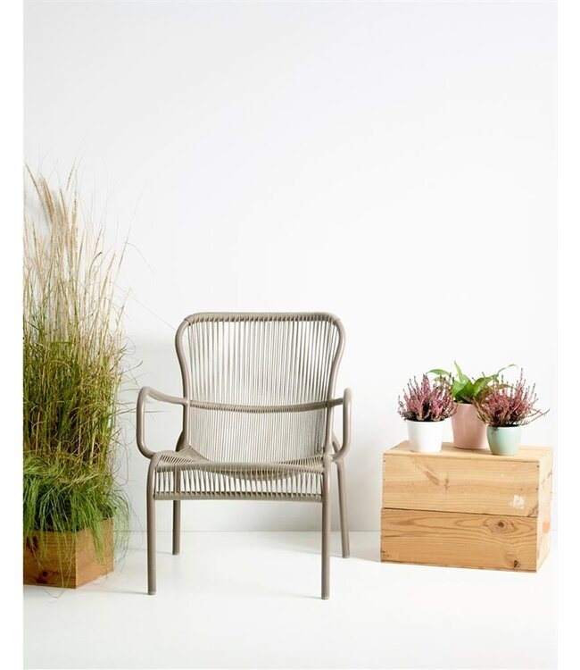 Loop Loungestoel - Taupe