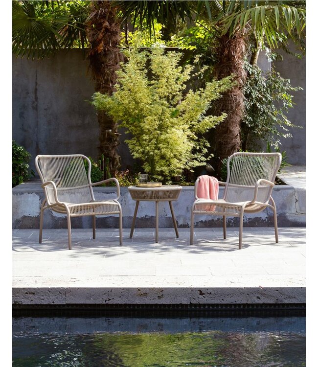 Loop Loungestoel - Taupe