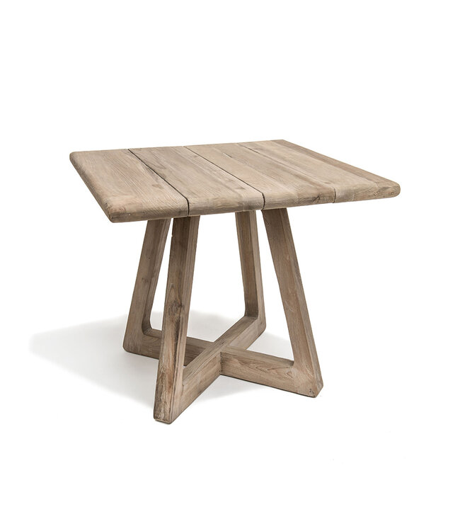 Bistro tafel Dennis - Teak Natural Grey