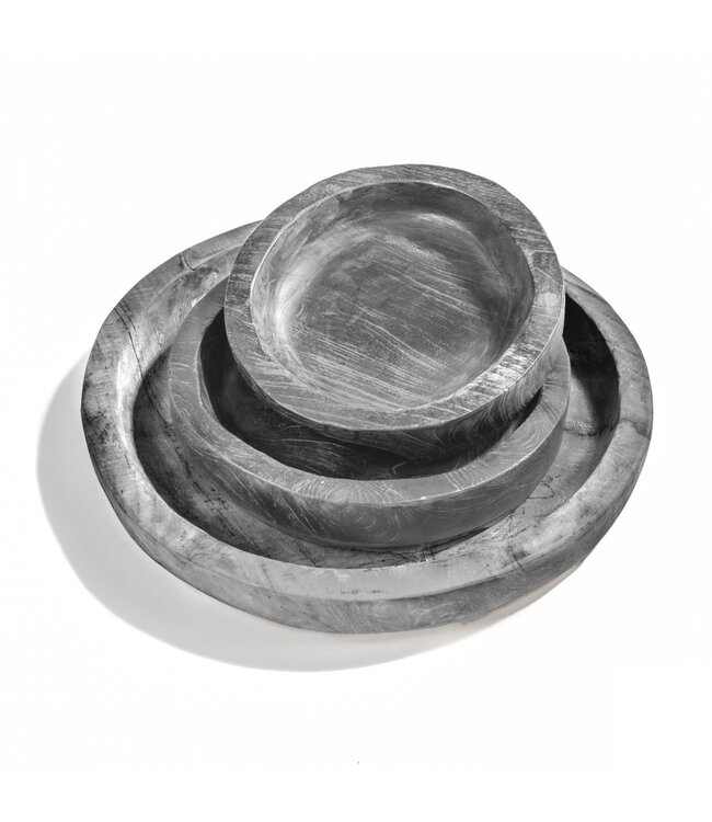 Low Round Bowl Large (Teak Fume)