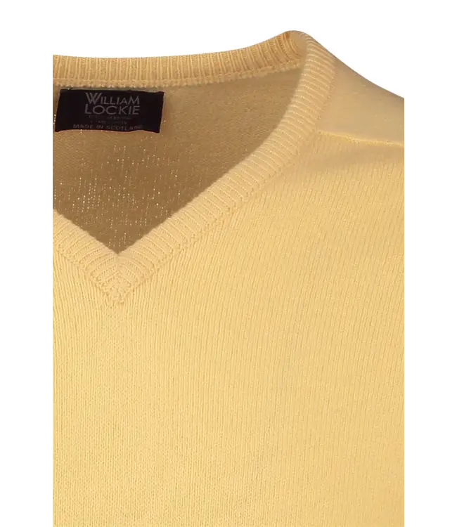 Trui lamswol V-hals Dutch Fit - Solar