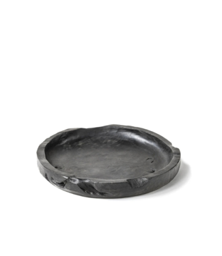 Gommaire Organic Living Low Round bowl - Medium - Teak fumé