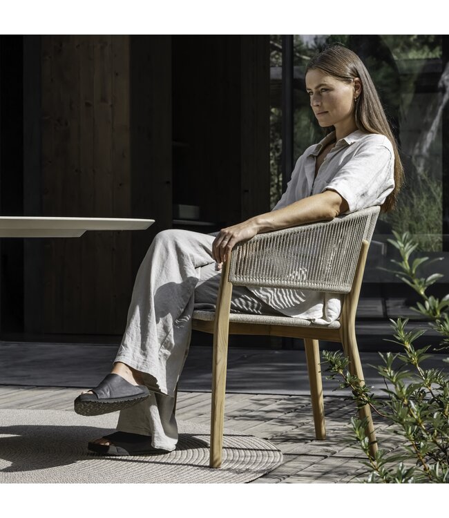 Cares 55 dining chair teak / desert