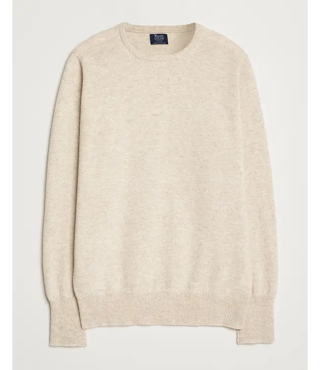 Trui lamswol - Ronde hals - Linen SLIM FIT